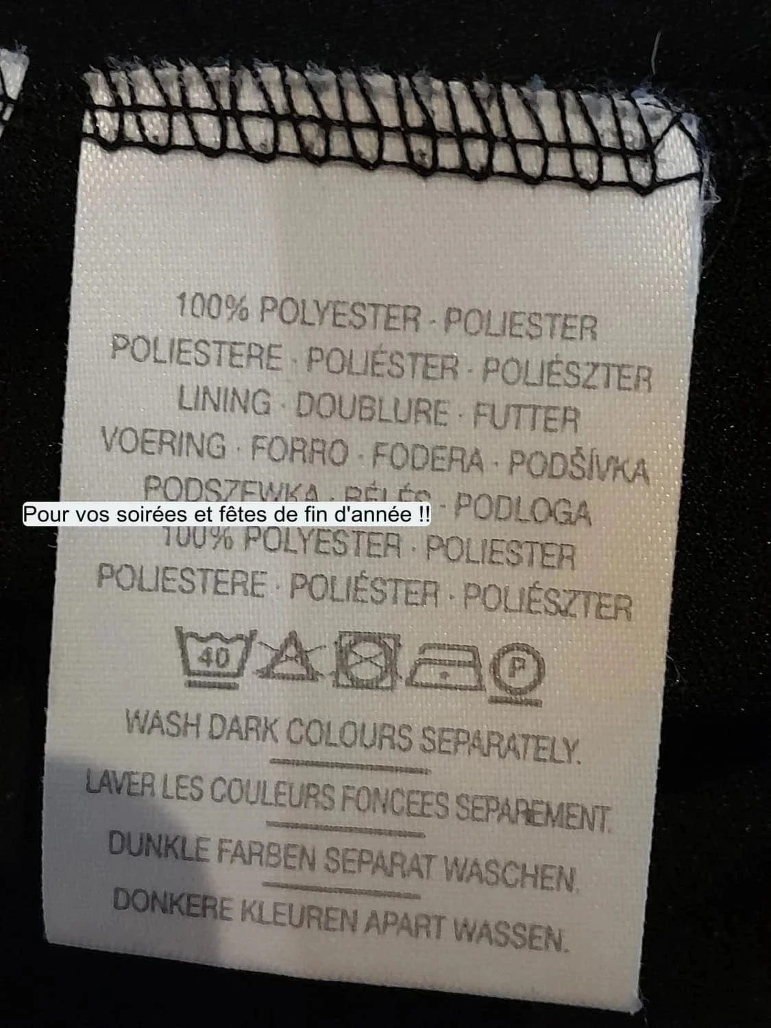 Vestido preto feminino, tamanho 50/52, Marca C&A – photo 6